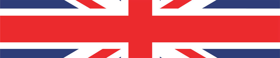The upper third of the British flag