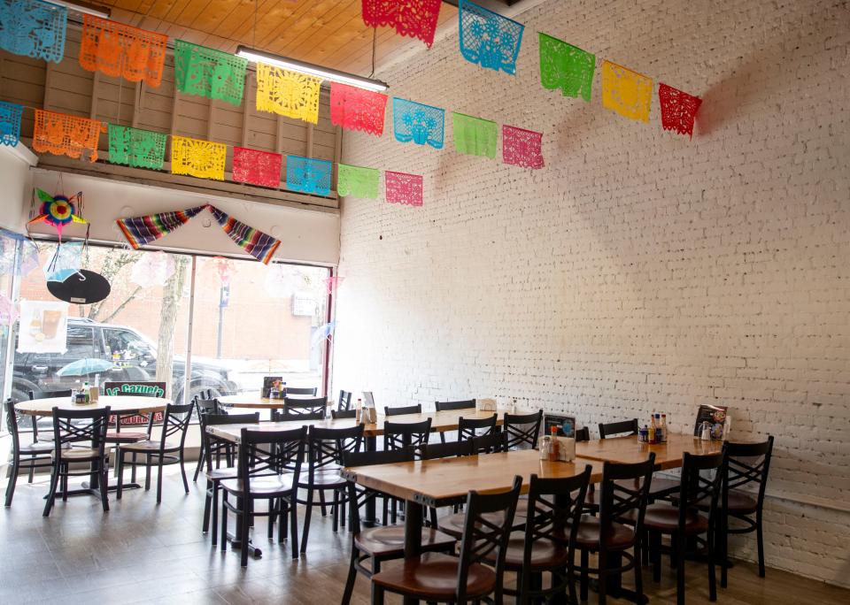 La Cazuela Mexican Restaurant has a large dining area in their new brick and mortar location in Independence, Ore.