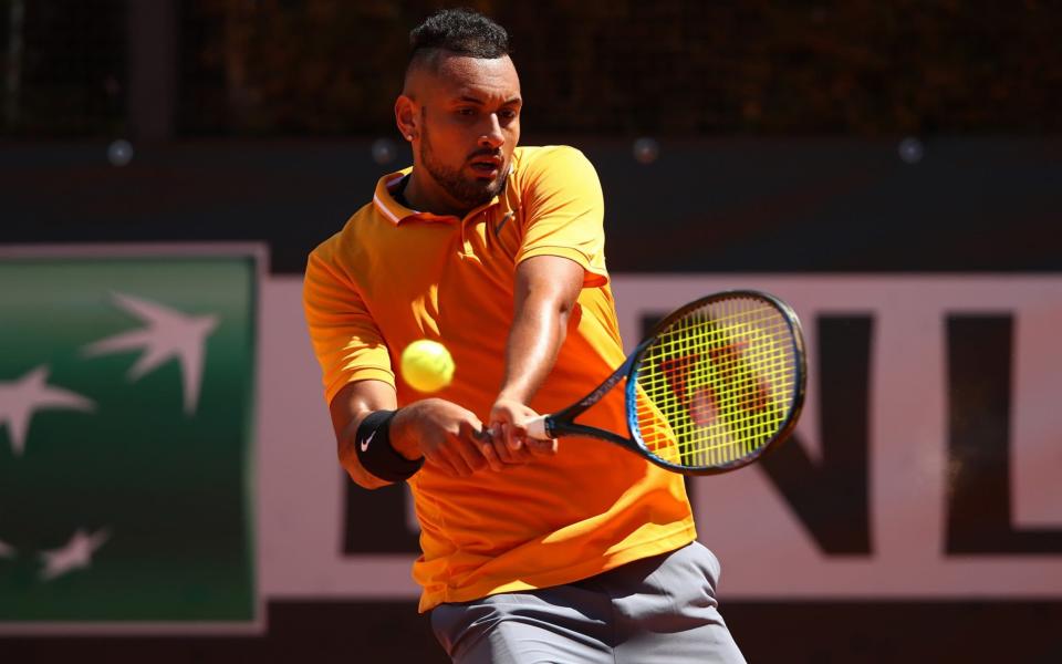 No-one will want to face Nick Kyrgios at Wimbledon or Queen's in the coming weeks - Getty Images Europe