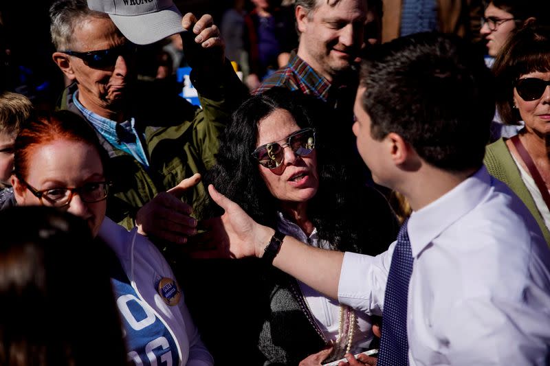 Democratic 2020 U.S. presidential candidate and former South Bend mayor Buttigieg attends a campaign event in Carson City