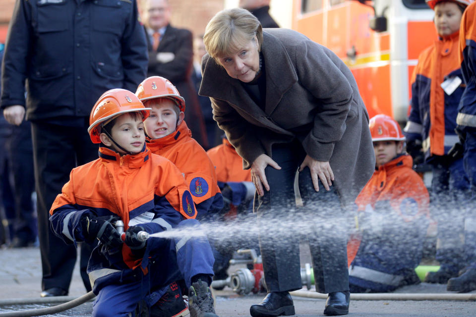 Youth fire brigade at Wedding in Berlin, Germany