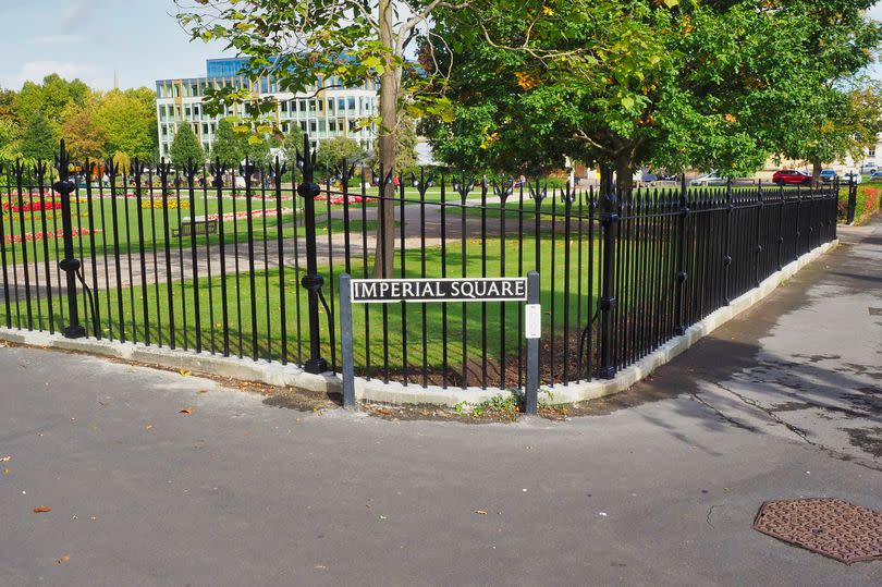 The Friends of Imperial Square were congratulated for their reinstatement of the railings