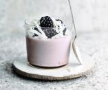 <p>Contrasted against the beautiful purple hues from the blackberries, you can build this dessert into a layered parfait or simply top the mousse with the compote and whipped cream for an enchanting finish to any meal. </p><p><a class="link " href="https://www.redonline.co.uk/food/recipes/a32777851/blackberry-white-chocolate-mousse/" rel="nofollow noopener" target="_blank" data-ylk="slk:RECIPE HERE;elm:context_link;itc:0;sec:content-canvas">RECIPE HERE</a></p>