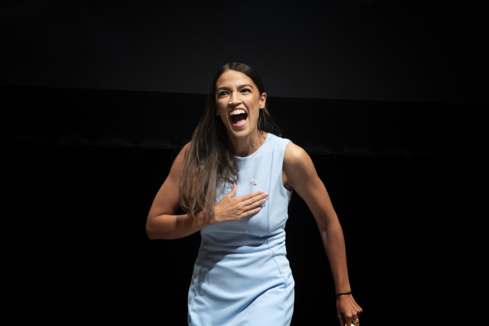 Alexandria Ocasio-Cortez, pictured last July, defended rapper 21 Savage in his deportation drama. (Photo: J Pat Carter for the Washington Post)