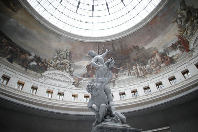 Press visit at the Bourse de Commerce - Pinault Collection in Paris