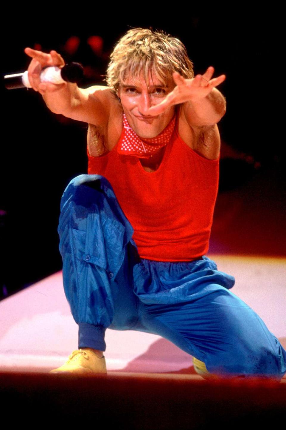 Rod Stewart in 1984