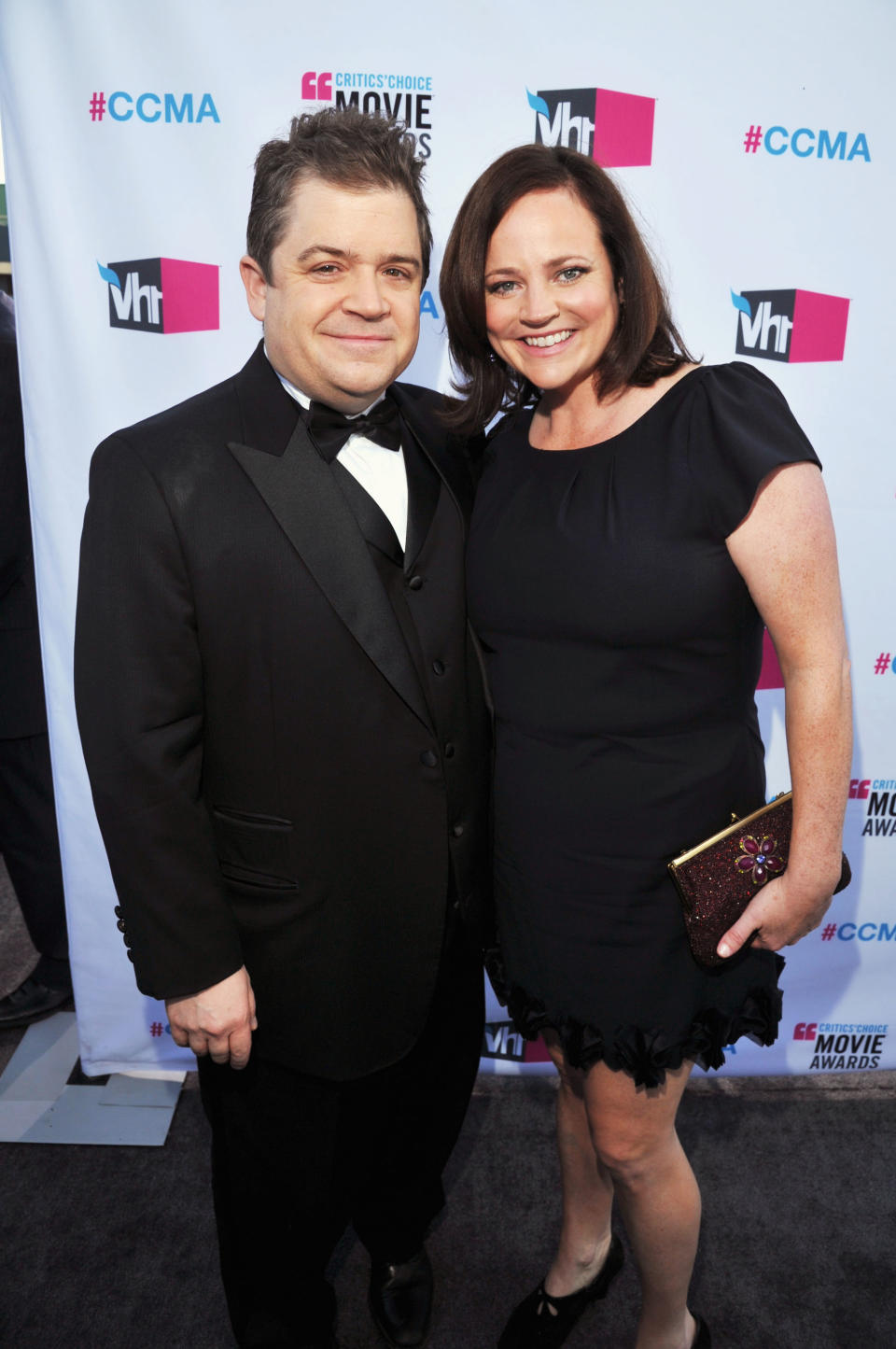 Patton Oswalt and Michelle McNamara, pictured in 2012, married in 2005. (Photo: Lester Cohen/WireImage) 