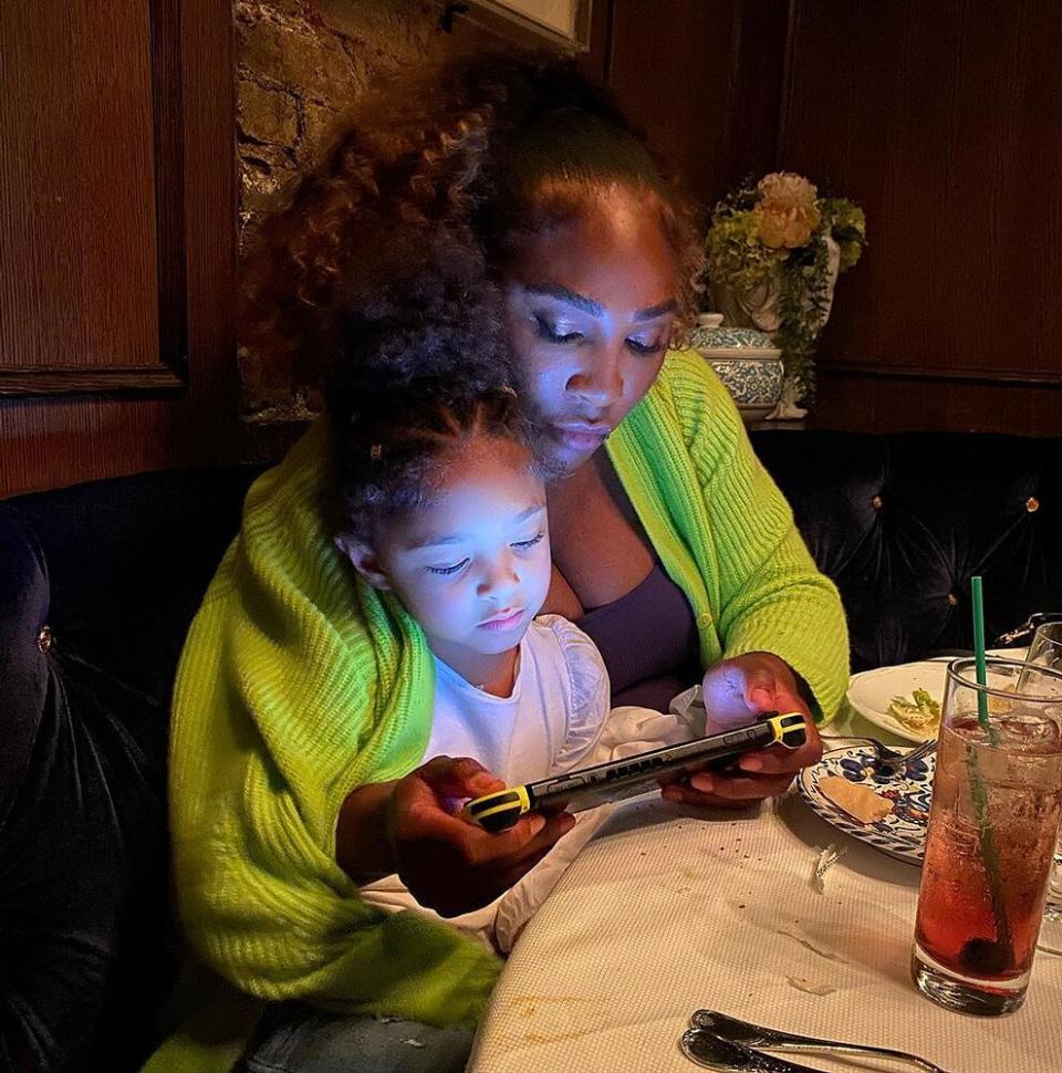 Serena Willaims NYC date night with daughter Olympia