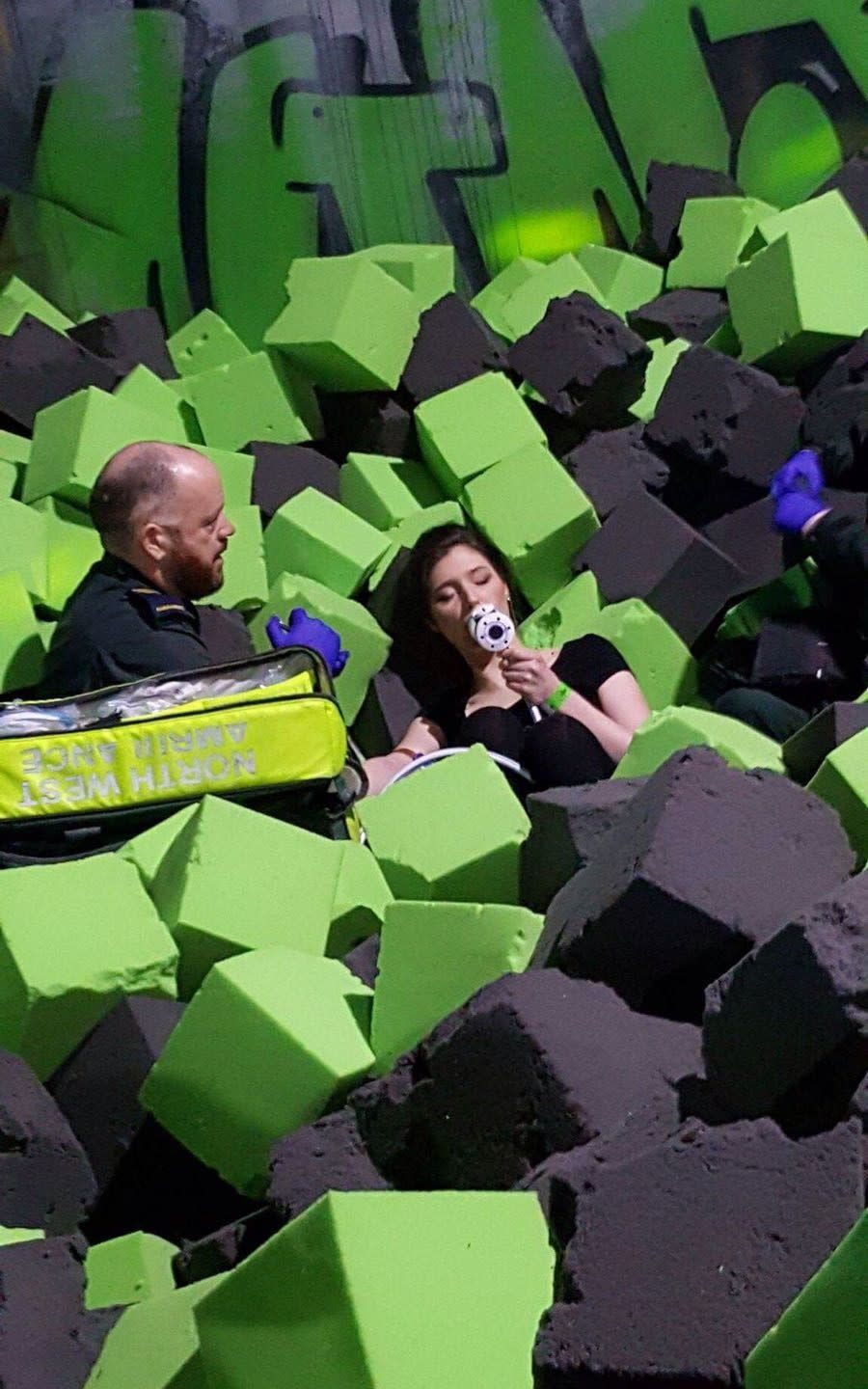 Nurse sues trampoline park after shattering her spine jumping into a foam pit from a four metre tower