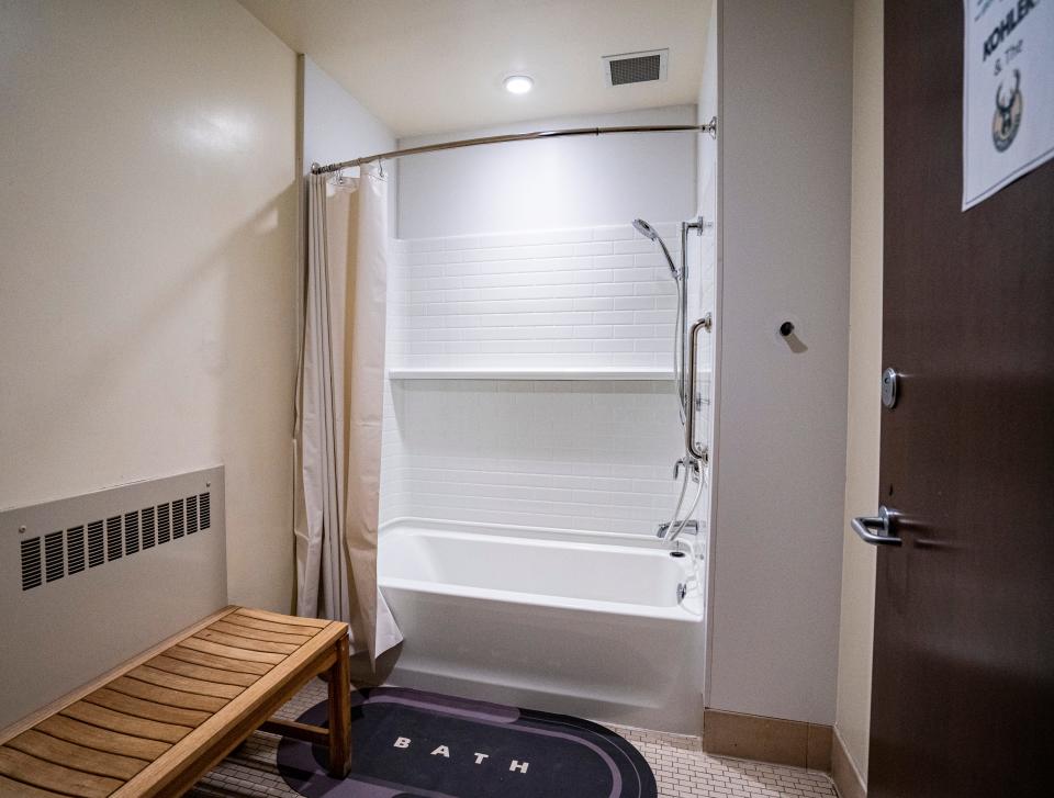 Area shelter baths and shower rooms were renovated and repaired at local shelters, including the Sojourner Family Peace Center in Milwaukee.