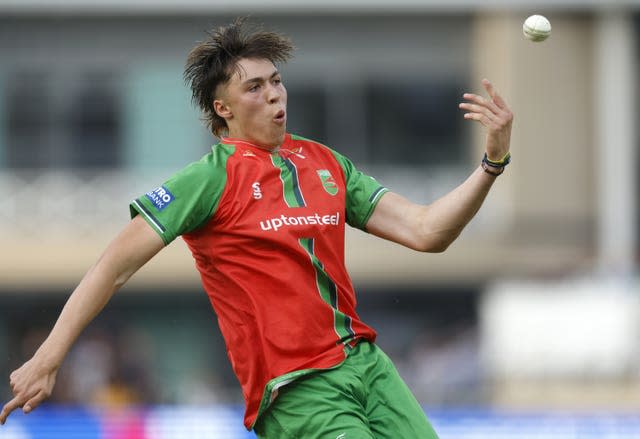 Josh Hull in action for Leicestershire 