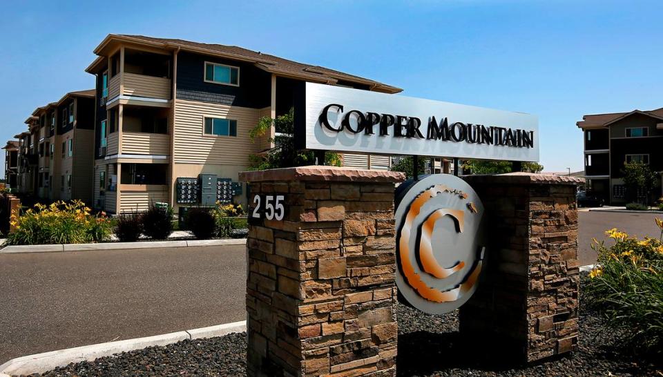 The Copper Mountain apartment complex has 276 units and is located at 2555 Bella Coola Lane in south Richland.