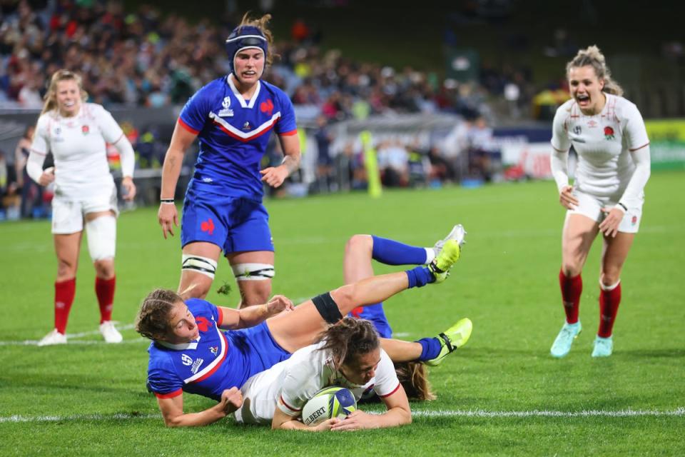 Women’s Rugby World Cup: England hold off France fightback to claim ...