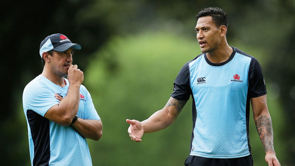 Daryl Gibson's season has been overshadowed by the Israel Folau drama. Pic: Getty