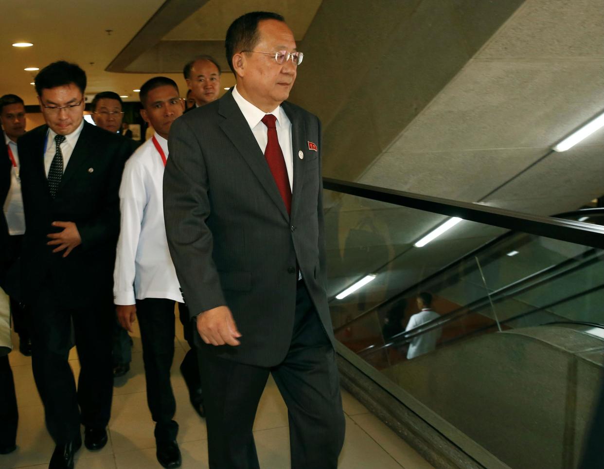 North Korean Foreign Minister Ri Yong-ho, seen here in Manila, Philippines on August 7, 2017, had harsh words for Donald Trump: REUTERS/Rolex Dela Pena/Pool