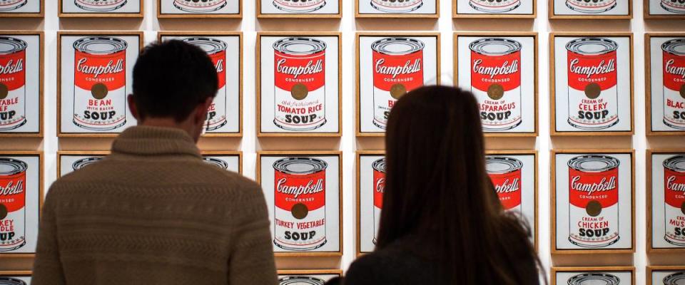 Andy Warhol soup painting