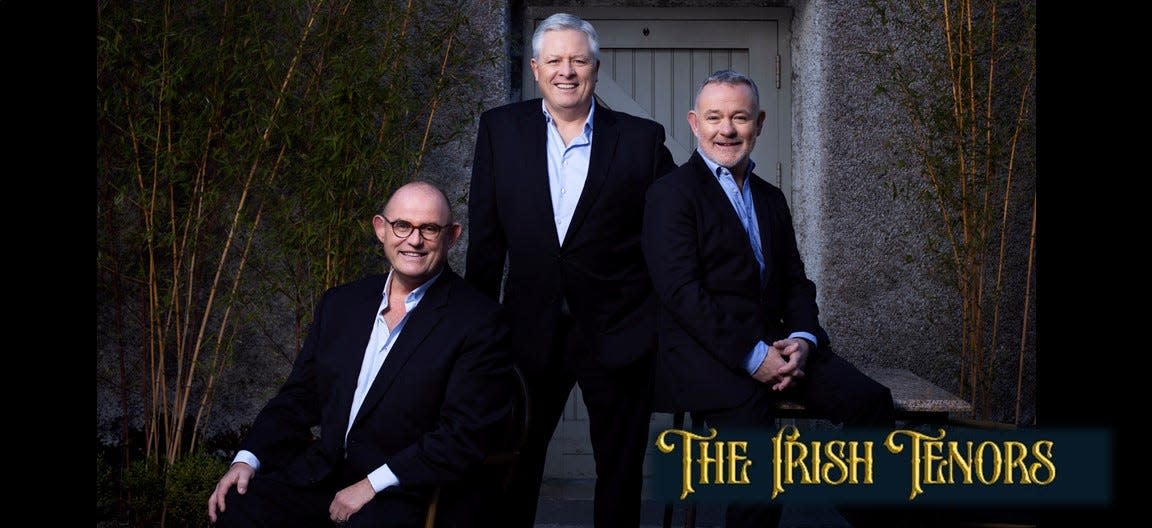 The Irish Tenors will perform Sunday, March 3, at 3 p.m. at the Luhrs Center, 475 Lancaster Drive, Shippensburg, Pa.