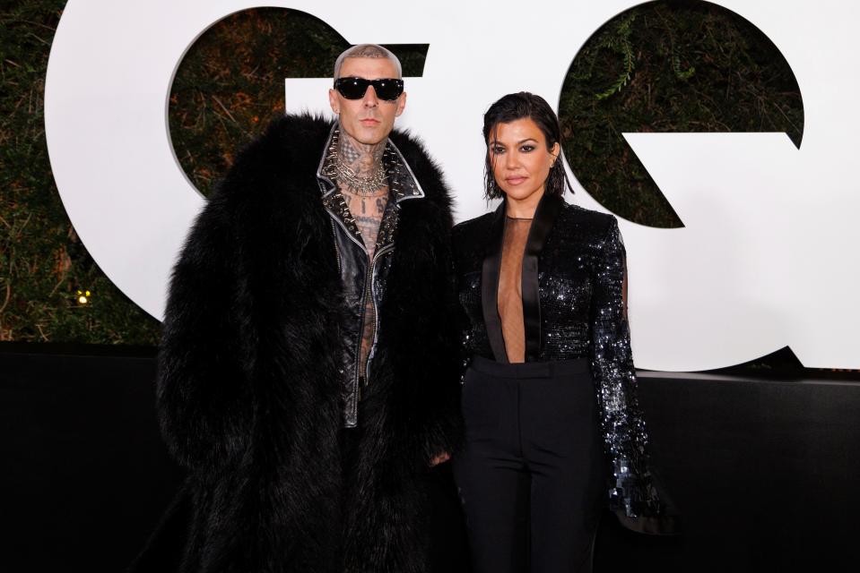 Travis Barker shared how he and Kourtney Kardashian got together in an interview with the Los Angeles Times.