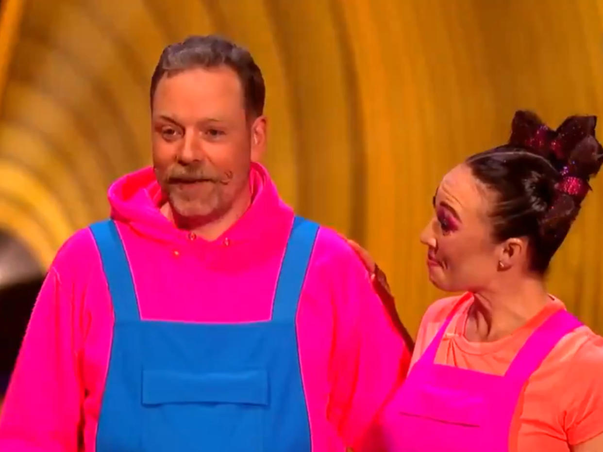 Rufus Hound on Dancing on Ice (ITV)