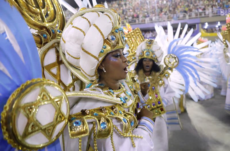 Carnival parade at the Sambadrome in Rio de Janeiro