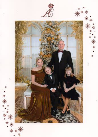 <p>Eric Mathon</p> The Monaco Royals' Holiday Card