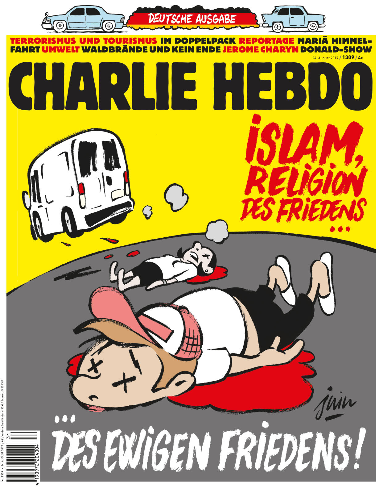 Das aktuelle Titelblatt von “Charlie Hebdo”