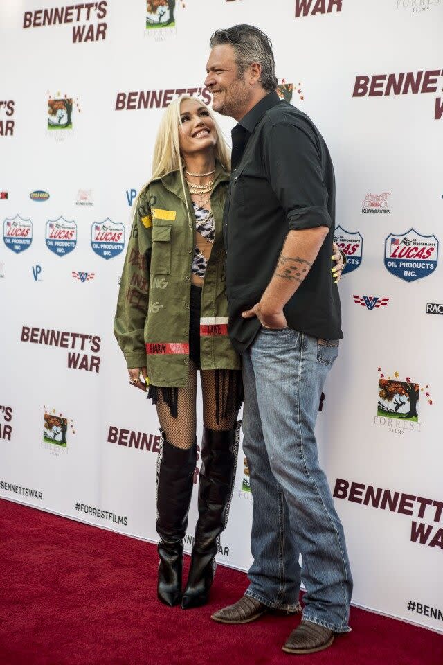 Gwen Stefani and Blake Shelton