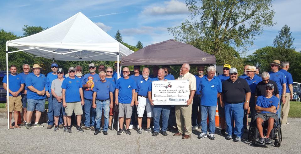 The Eliminators Car Club does various charitable work throughout the year and has raised nearly $32,000 for Ronald McDonald House Charities.