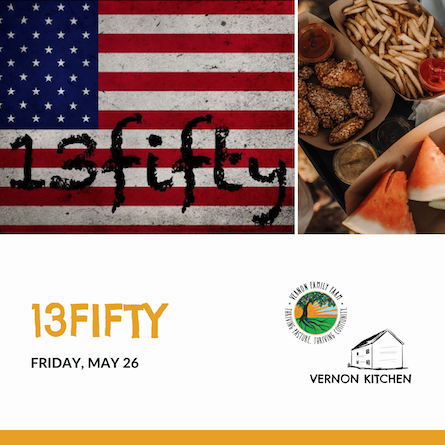 This five-piece band, 13Fifty, performs classic rock, southern rock, country, and many other popular tunes from various genres at Vernon Family Farm on Friday, May 26, 2023.