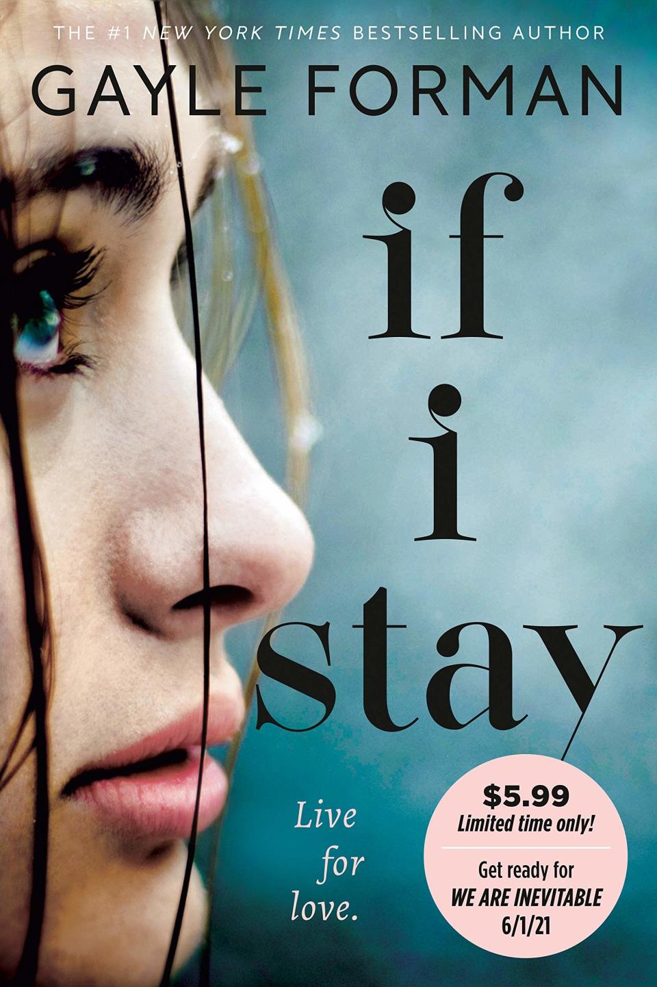 Cover features side profile of a girl with black title text to right