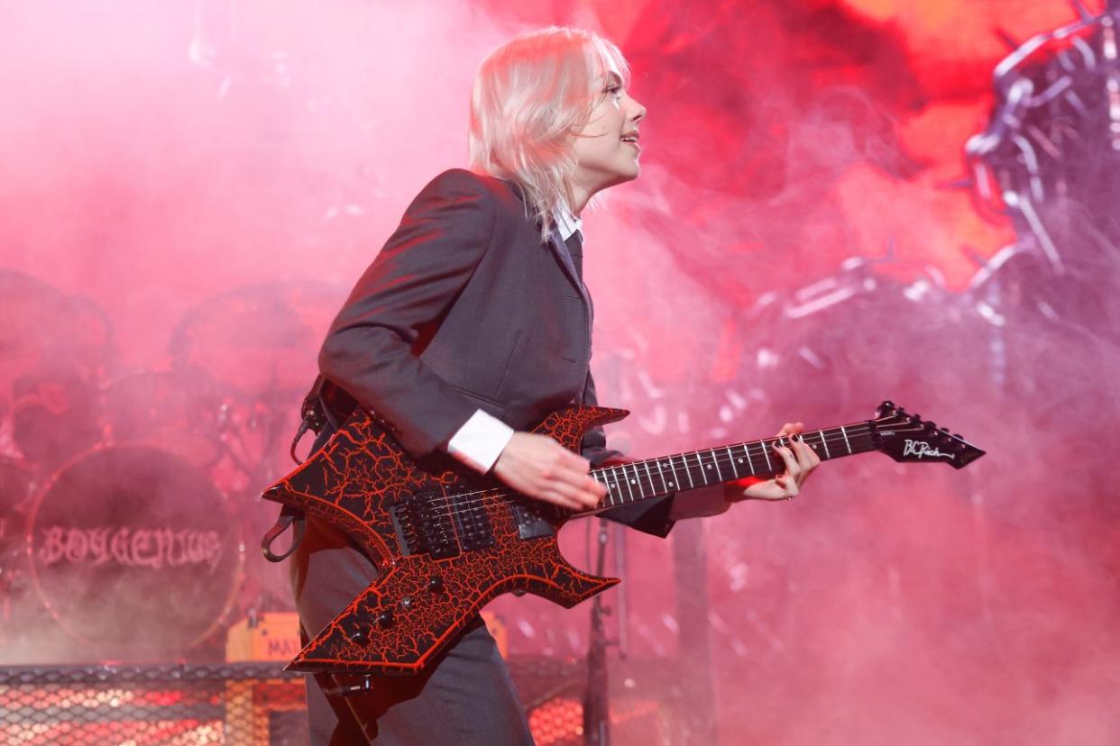 Phoebe Bridgers of boygenius performs at Madison Square Garden on October 2, 2023 in New York City. (Credit: Taylor Hill/Getty Images)