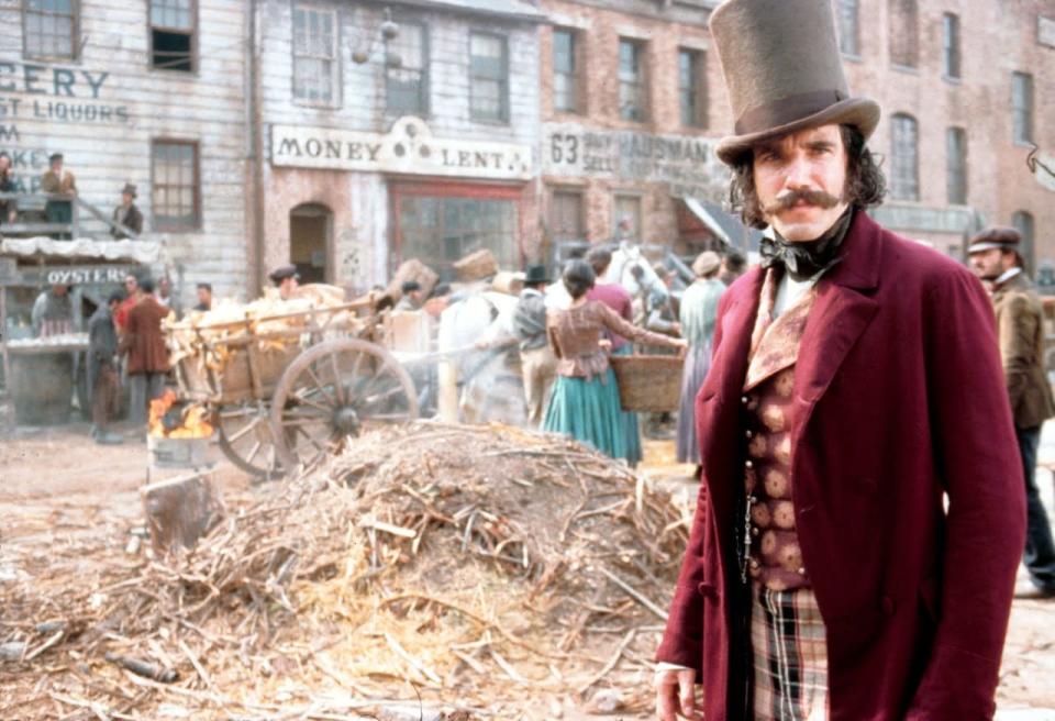 Daniel Day Lewis in Gangs of New York.