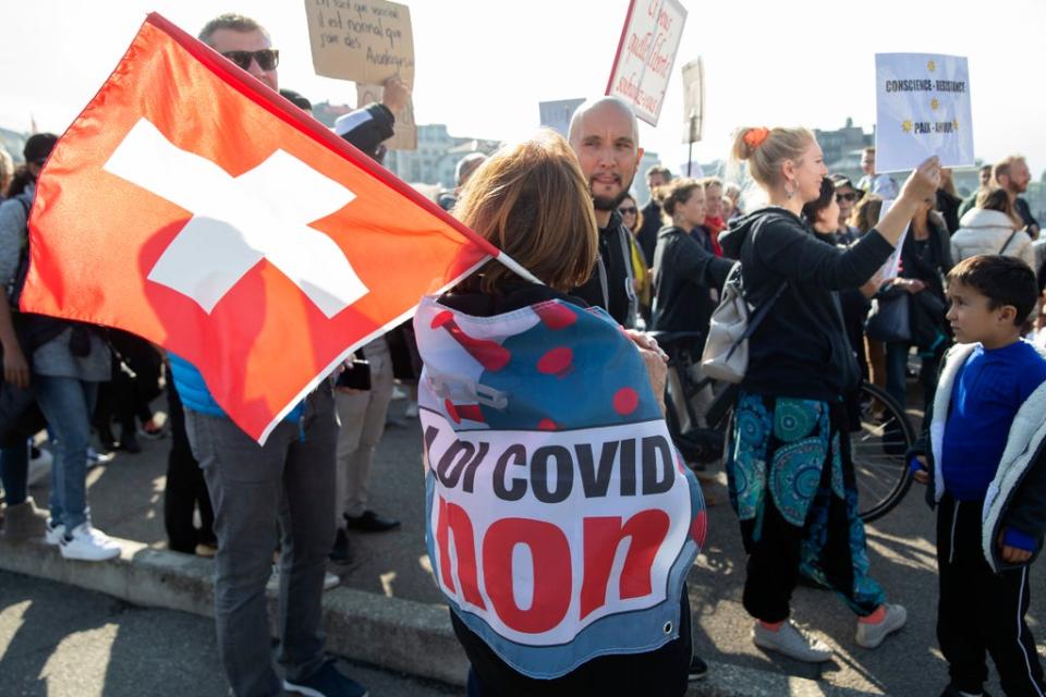 Virus Outbreak Switzerland Referendum (ASSOCIATED PRESS)