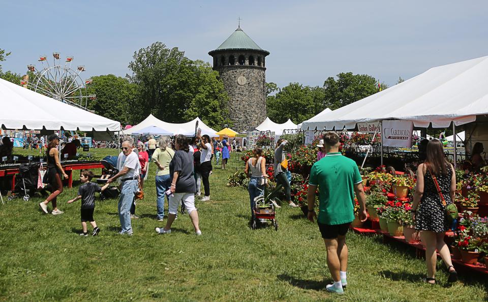 The Wilmington Flower Market opened Thursday, May 11, 2023 at Rockford Park.