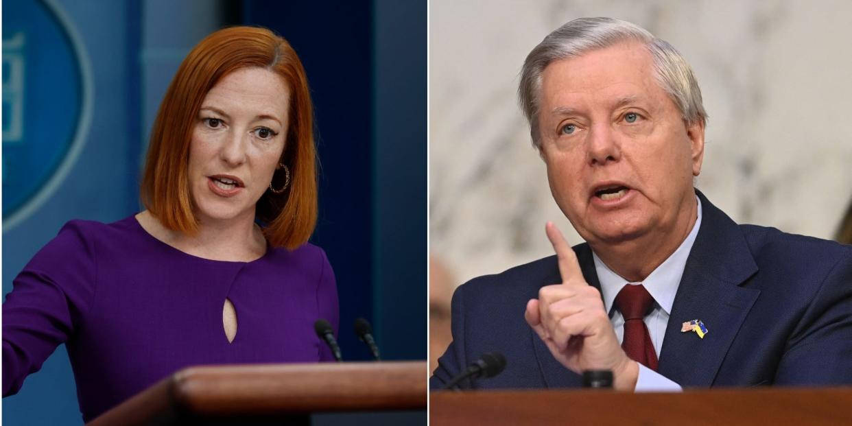 Jen Psaki; Lindsey Graham