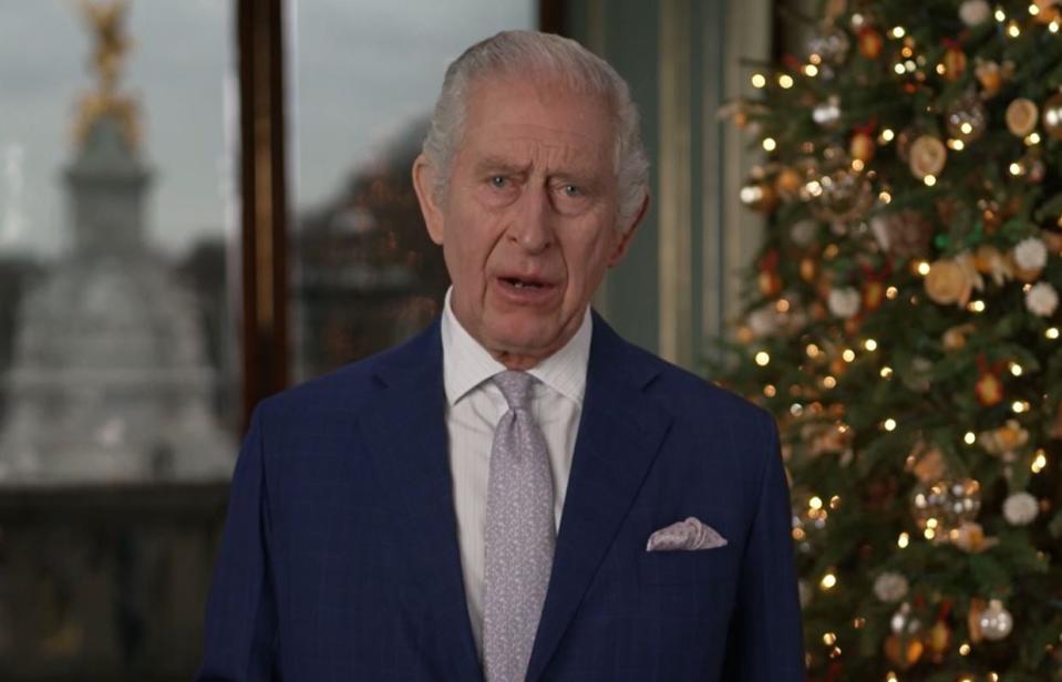 The King has called on people to “protect each other” as he said the world is living through a time of increasingly tragic conflict in his Christmas broadcast (BBC)