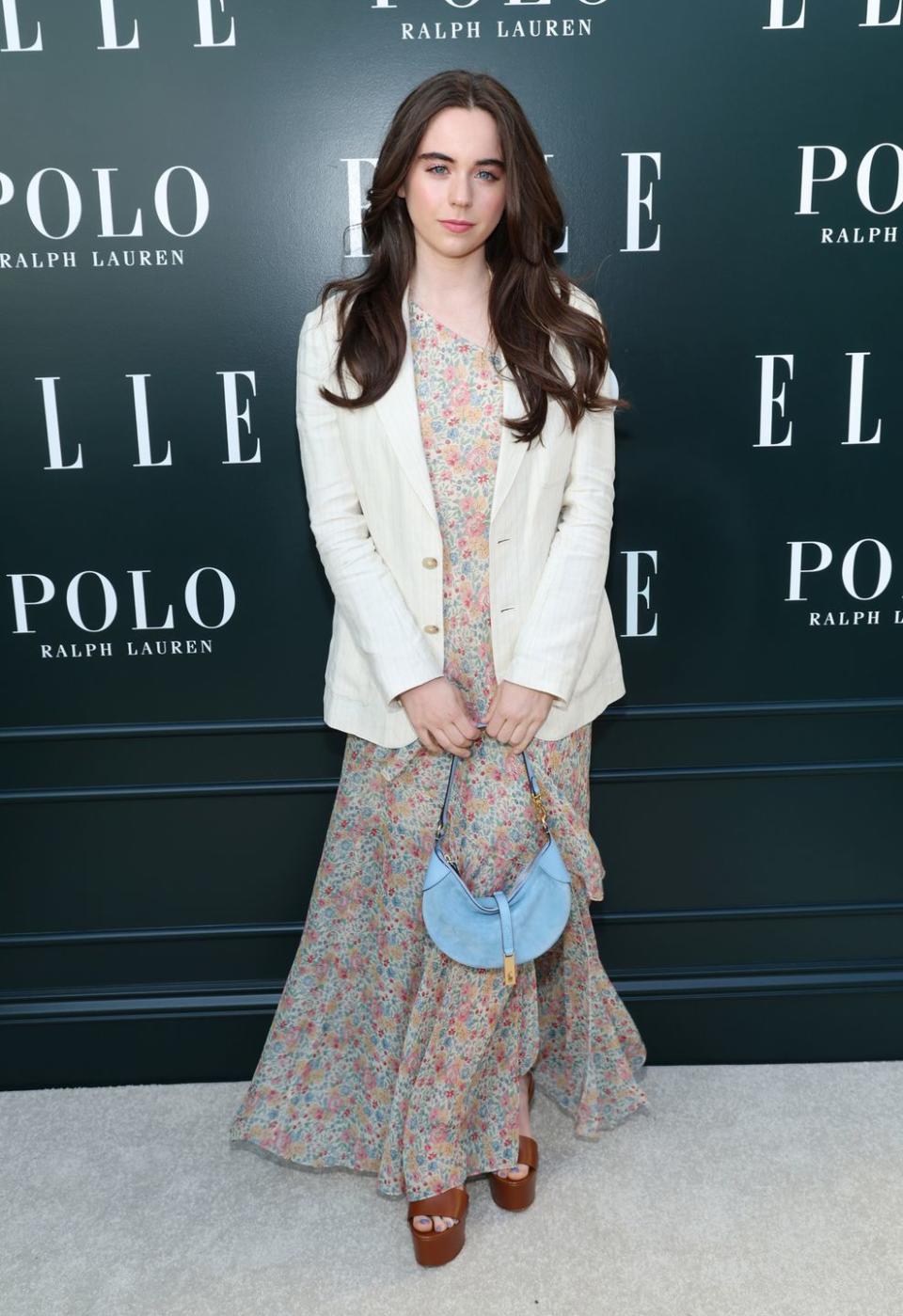 santa monica, california may 11 sarah desjardins, wearing polo ralph lauren, attends elle hollywood rising presented by polo ralph lauren at the georgian hotel on may 11, 2023 in santa monica, california photo by phillip faraonegetty images for elle