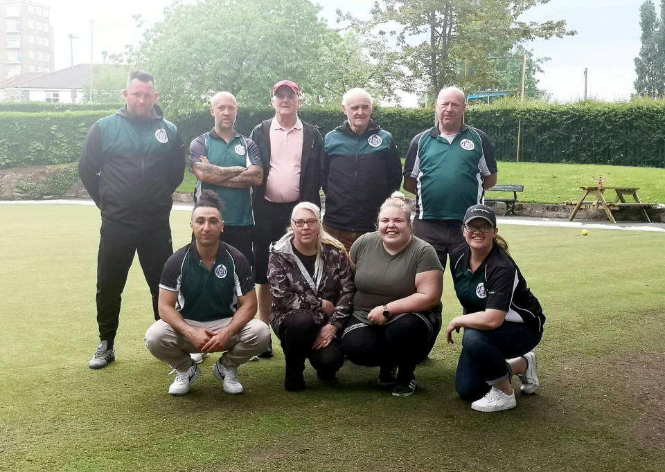 Members of the Park Bowling Club in Leeds. (swns)