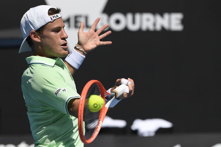 La derecha de Diego Schwartzman, que le dijo adiós al Open australiano en la segunda ronda