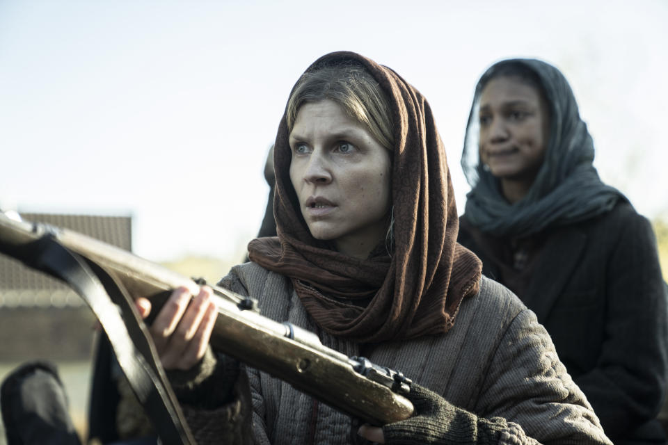 Clémence Poésy as nun Isabelle in The Walking Dead: Daryl Dixon. (AMC)