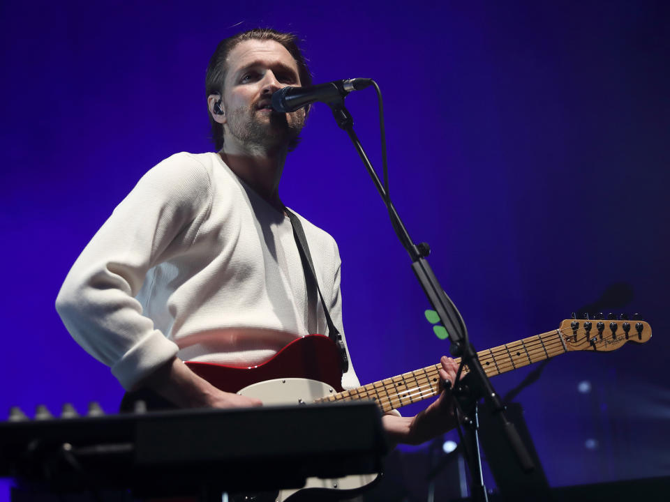 Hayden Thorpe of Wild Beasts performs at Eventim Apollo: Redferns via Getty