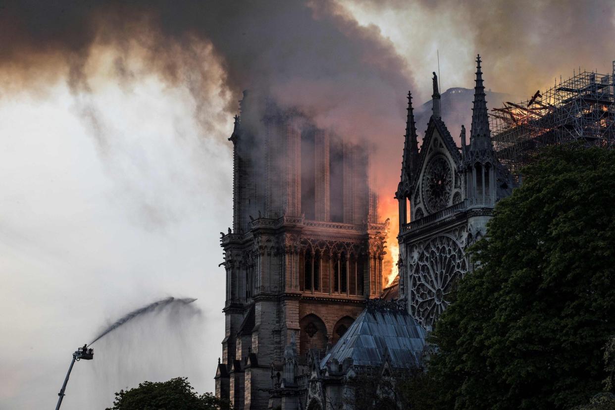 France may accept bitcoin donations for the reconstruction of Notre Dame. | Source: Photo by THOMAS SAMSON / AFP