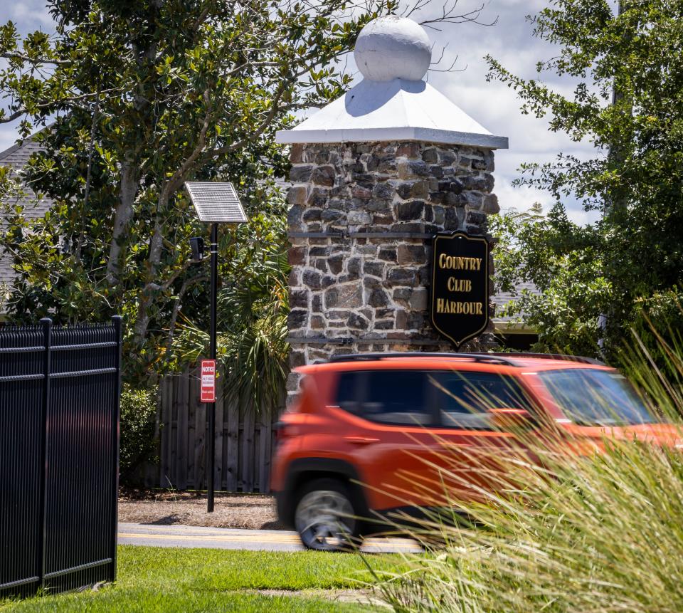 Country Club Harbour's HOA became the first in Bay County to install plate readers.