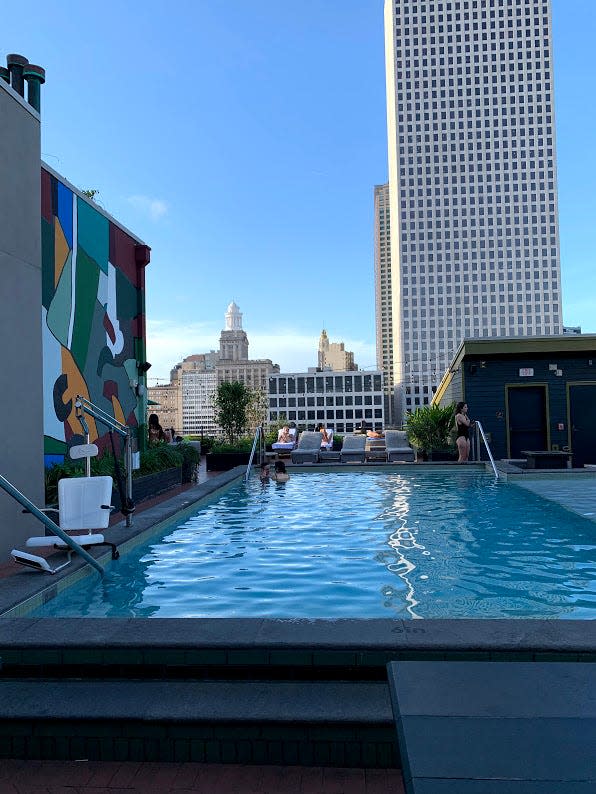 The Alto Rooftop Bar & Pool at the Ace Hotel in the Central Business District is a perfect place to relax and cool down after a long day running around the city.