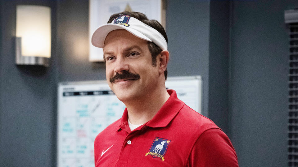 Jason Sudeikis as Ted Lasso in Ted Lasso season 3 episode 10 