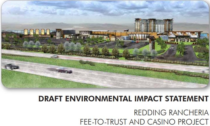An illustration of the Redding Rancheria project