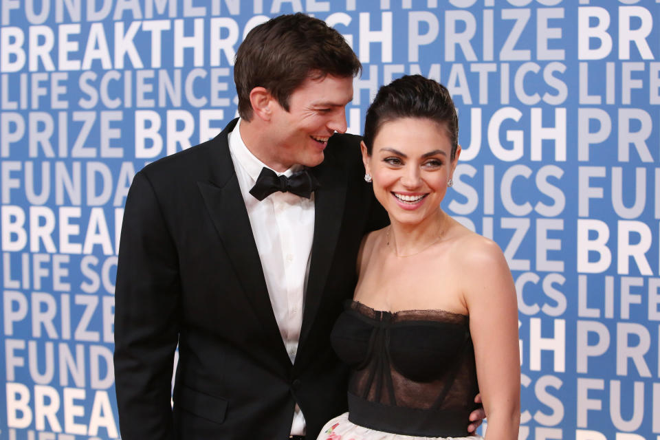 Ashton Kutcher and Mila Kunis&nbsp;co-starred on &ldquo;That &rsquo;70s Show&rdquo; but didn&rsquo;t become romantically involved until many years later. (Photo: Jesse Grant / Getty Images)