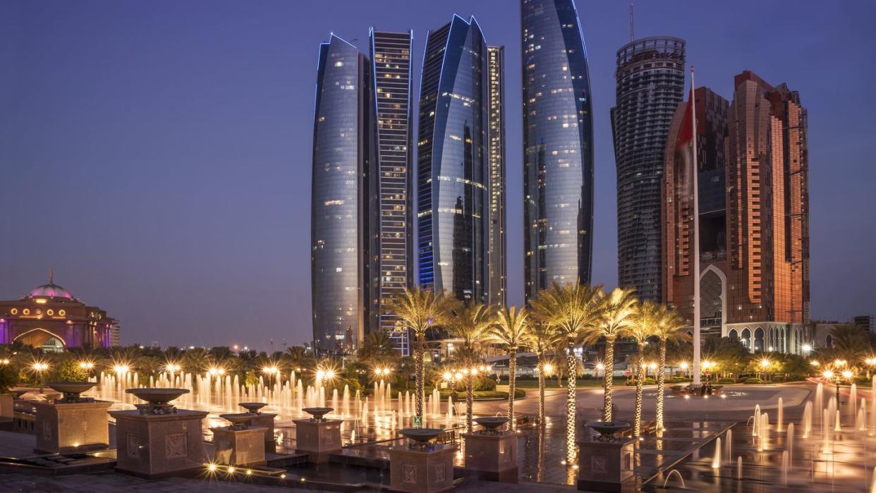 abu dhabi, etihad towers complex