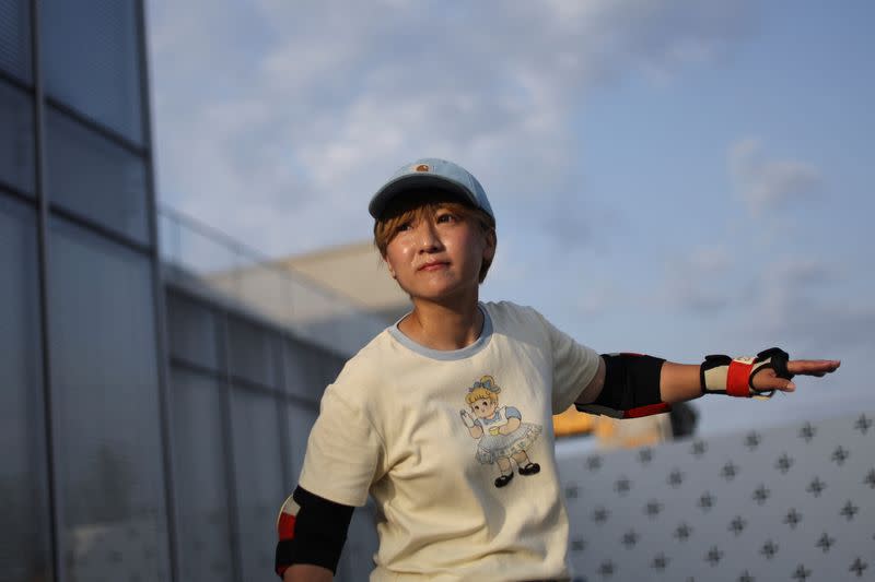 The Wider Image: Amid COVID shutdowns, Chinese women flock to skateboarding