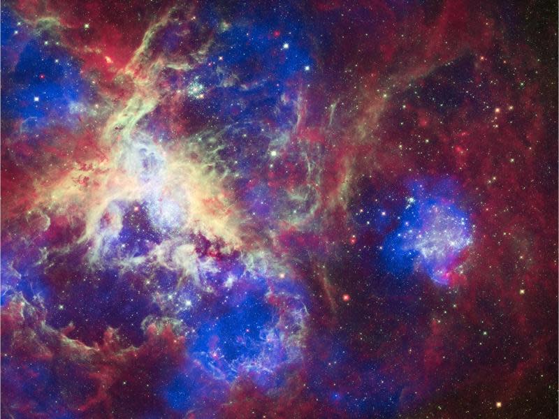 Der Tarantelnebel ist Bestandteil der Großen Magellanschen Wolke. Foto: Nasa
